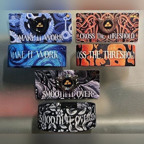 ZOX GOLD CARD REDEMPTION WRISTBAND & PIN RARE BUNDLE OF 3 NEW MEDIUMS - Picture 4 of 7